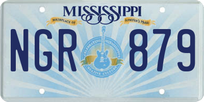 MS license plate NGR879