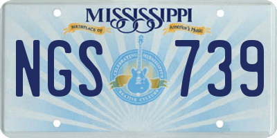 MS license plate NGS739