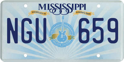 MS license plate NGU659