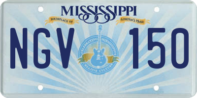 MS license plate NGV150