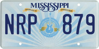 MS license plate NRP879