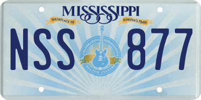 MS license plate NSS877
