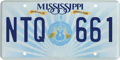 MS license plate NTQ661
