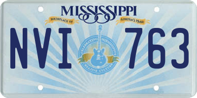 MS license plate NVI763