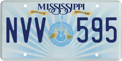 MS license plate NVV595