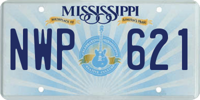 MS license plate NWP621