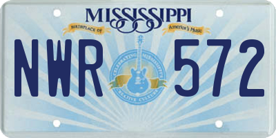 MS license plate NWR572