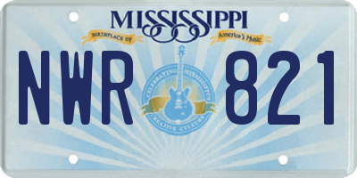 MS license plate NWR821