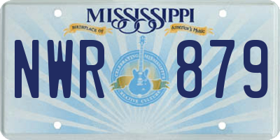 MS license plate NWR879