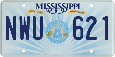 MS license plate NWU621