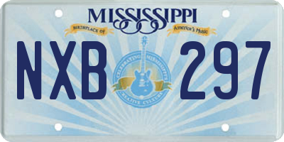 MS license plate NXB297