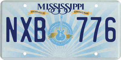 MS license plate NXB776