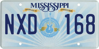 MS license plate NXD168