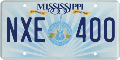 MS license plate NXE400