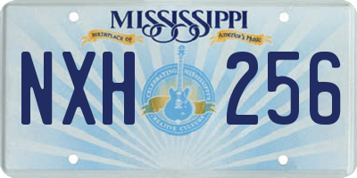 MS license plate NXH256