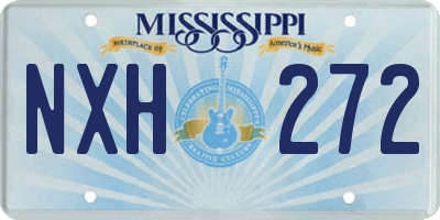 MS license plate NXH272