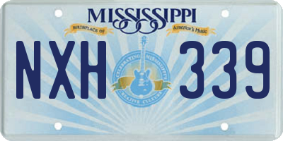 MS license plate NXH339