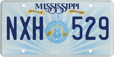 MS license plate NXH529