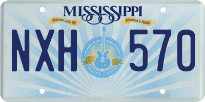 MS license plate NXH570
