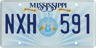 MS license plate NXH591