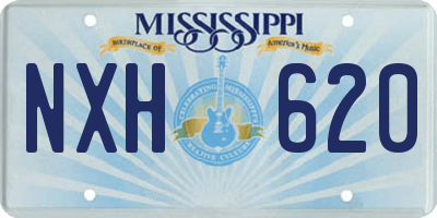 MS license plate NXH620