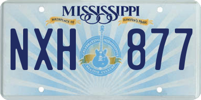 MS license plate NXH877