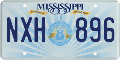 MS license plate NXH896