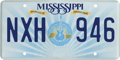 MS license plate NXH946