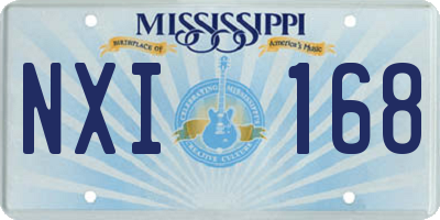 MS license plate NXI168