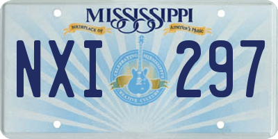 MS license plate NXI297