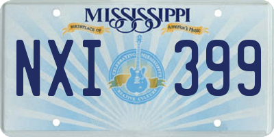 MS license plate NXI399