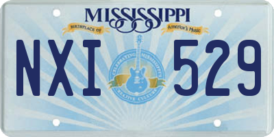 MS license plate NXI529