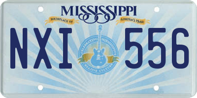 MS license plate NXI556