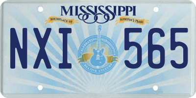 MS license plate NXI565