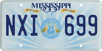 MS license plate NXI699