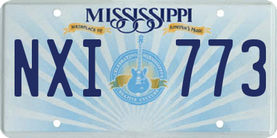 MS license plate NXI773