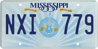 MS license plate NXI779
