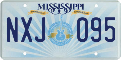 MS license plate NXJ095