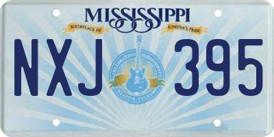 MS license plate NXJ395