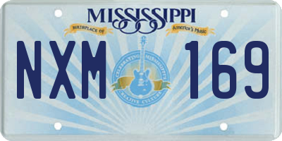 MS license plate NXM169