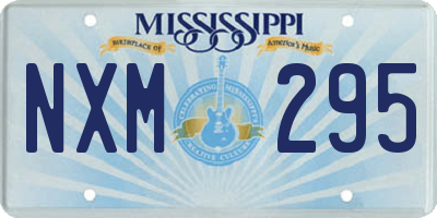 MS license plate NXM295
