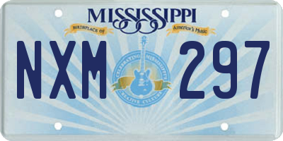 MS license plate NXM297