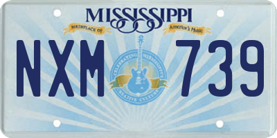 MS license plate NXM739