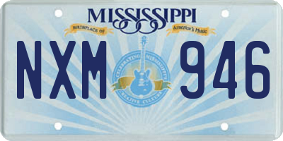 MS license plate NXM946