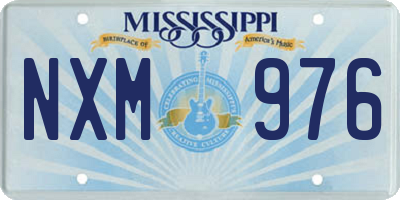 MS license plate NXM976