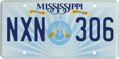 MS license plate NXN306