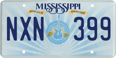 MS license plate NXN399