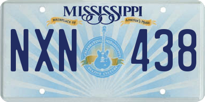 MS license plate NXN438
