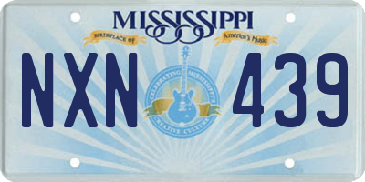 MS license plate NXN439