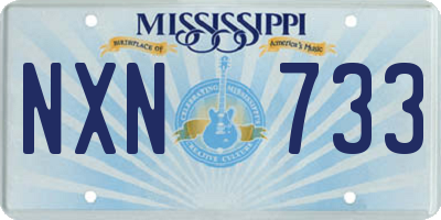 MS license plate NXN733
